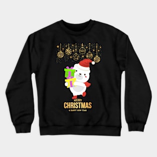 Merry Christmas and happy New Year Crewneck Sweatshirt